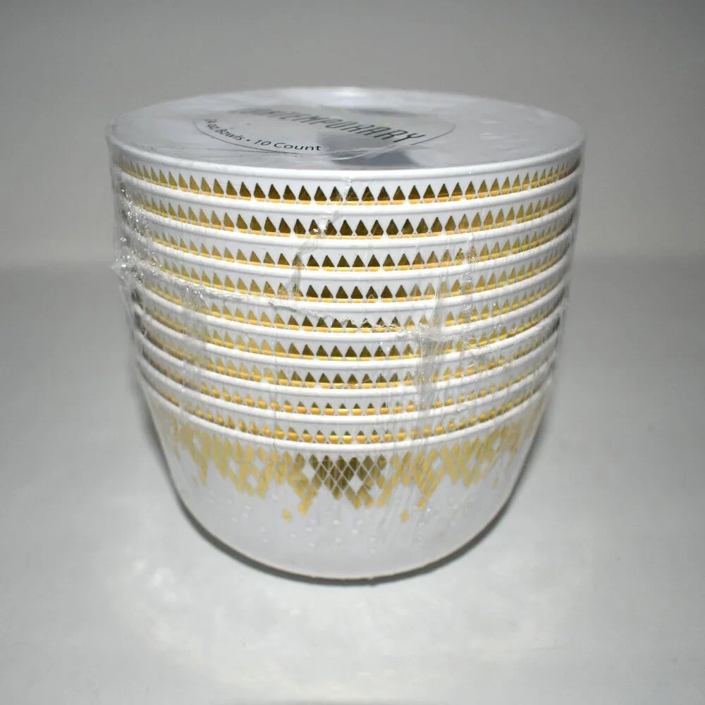 Lillian Collection Shimmer Plastic Serving Bowls, 24 oz, Set of 10, NWT Brand: L